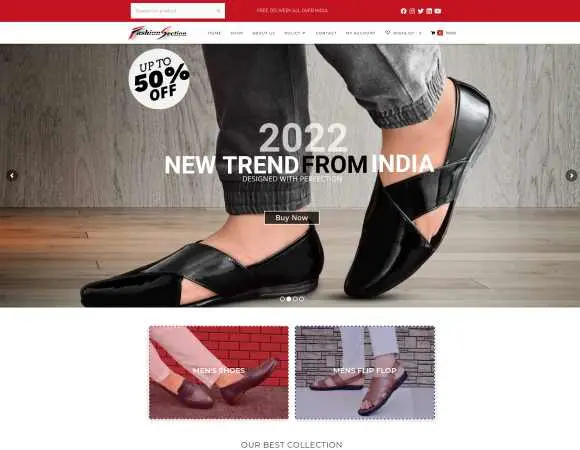 Fashion Section | Trignoweb woocommerce website development company